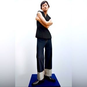 Zara Structured V-Neck Shoulder Pad Top. Condition is New with tags. Size S